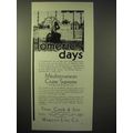 1929 Thos. Cook & Son Cruise Ad - Homeric