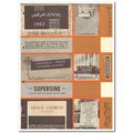 SUPERSINE COMPANY 1964 Aluminum plastic signs l...