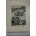 1890 engraving Great Malvern : The Priory Churc...