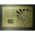 1974 AKG Rock Mikes Advertisement - D-707, D-190ES and D-1000