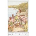 1954 Postcard Rose Cottage & Bay, Clovelly