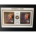 Burkina Faso 1996 Mi. Bl. 168 John Lennon Gold ...