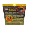 ZAG 21 Draw Storage Bin Plastic Box 11.9" x 4.9...