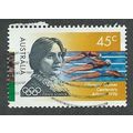 AUS 1996 45c 'OLYMPICS -FANNY DURACK' FINE USED...