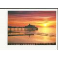 Sussex EASTBOURNE Pier Sunrise Postcard by Salm...