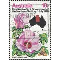 AUSTRALIA, FLOWER, Sturt's Desert Rose, pink 1978, 18c