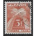Po Mi 86 (ʘ): 3 Fr. brown-red Postage Due Stamp...