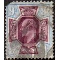 1902-10 Edward VII 9d Value. Dull Purple & Ulta...
