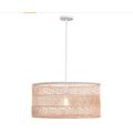 Kenroy Butler 1 Light Rattan Pendant with White...