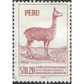 PERU, MAMMAL, Vicuna, violet 1966, S0.20