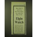 1902 Elgin Watch Ad - Not what is said of it, b...