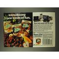 1986 Sunkist Fun Fruits Ad - 3 New Kinds of Fun