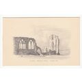 Whitby Abbey Yorkshire Judges Sketch Postcard S...