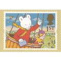 Rupert Bear Hot Air Balloon Royal Mail Postcard