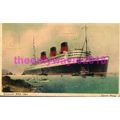 Cunard White Star, Queen Mary, Postcard 1949
