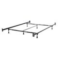 Queen/King Adjustable Metal Bed Frame with Head...