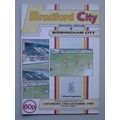 BRADFORD CITY v BIRMINGHAM CITY Div2 17/10/1987