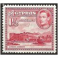 Cyprus 1938 SG155 1 1/2pi Carmine Mounted Mint ...