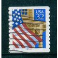 Used 2913 32c U.S. Flag Over Porch Fine CNS 333...