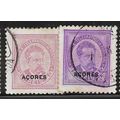 AZORES 1885 Michel 58a+58b - fine used (o)