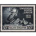 Singapore. 1949 50c S.G.36 Mounted Mint