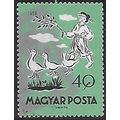 Mi 1644 A: 40 f. bluish green/black Fairy Tales...
