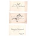 3 x German 25th silver wedding anniversary gift...