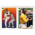 Lot of Two 1991 Upper Deck Dave Stewart cards- ...