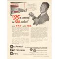 NATIONAL PETROLEUM NEWS 1956 TBA tires oil prod...
