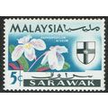 Sarawak 1965 Flowers 5c Multicoloured SG214 UM