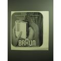 1970 Braun Mini Hair Dryer Advertisement