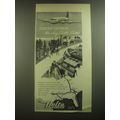 1946 Delta Air Lines Ad - 20,000,000 customers live along Delta's Routes
