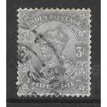 INDIA 1911 3p GREEN SG 152 FINE USED#3