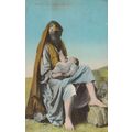 Egypt Native Arab Woman And Her Child Antique E...