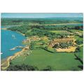 Postcard Bucklers Hard, Hampshire. Aerial view....