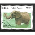 LAOS 1997 ELEPHANTS 450K AFRICAN ELEPHANT IN WA...