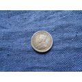 1916 Scarce .925 Silver CANADA 5 CENTS COIN.