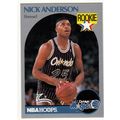1990-91 Hoops Nick Anderson RC basketball card ...