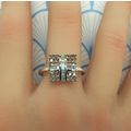 Gemporia 9ct 375 White Gold 0.50ct Cognac Diamo...