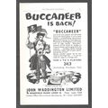 BUCCANEER by JOHN WADDINGTON of LEEDS board gam...