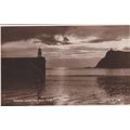 EC972 PORT ERIN . HARBOUR LIGHTS. PRINTED POSTCARD