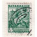 1934 AUSTRIA Sg722 8g GREEN FINE USED (GAP8)