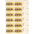 HORSE RACING : 12 stamp BLOCK (1974)