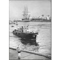 Hamburg, Germany - Hafen (Harbour), small launc...