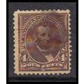Used 269 4c Abraham Lincoln Barely Clears RA1375