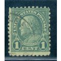 Used 581 1c Benjamin Franklin Average A16315
