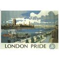 Advertising GWR LONDON PRIDE Postcard (Mayfair ...