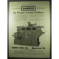 1922 Landis Tool Universal Grinding Machine Ad