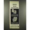 1962 Bogen-Presto Attend-a-Phone and Twin-Com Ad - Instant Communications