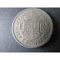 1957 QUEEN ELIZABETH II HALF CROWN FREE POST. AAJ